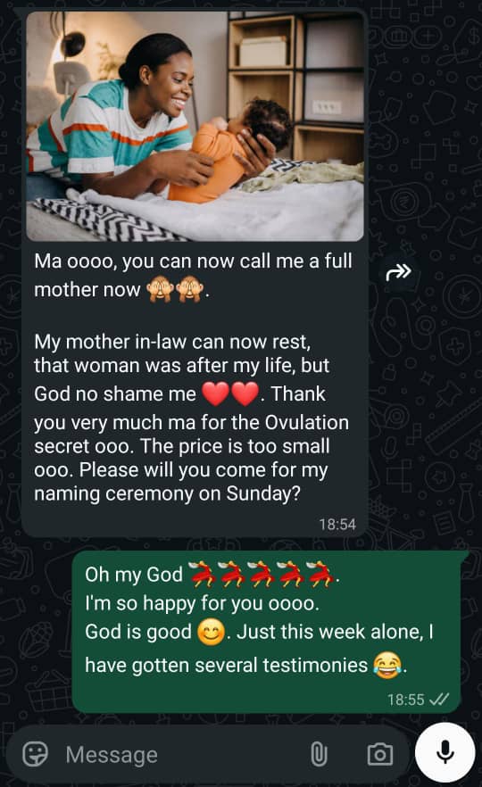 WhatsApp testimonial image 1
